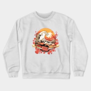 Great Wave Sushi Crewneck Sweatshirt